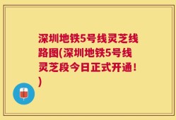 深圳地铁5号线灵芝线路图(深圳地铁5号线灵芝段今日正式开通！)