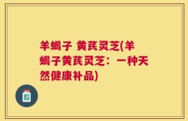 羊蝎子 黄芪灵芝(羊蝎子黄芪灵芝：一种天然健康补品)