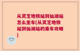 从灵芝地铁站到仙湖站怎么坐车(从灵芝地铁站到仙湖站的乘车攻略)