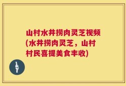 山村水井捞肉灵芝视频(水井捞肉灵芝，山村村民喜提美食丰收)