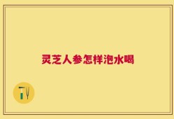 灵芝人参怎样泡水喝