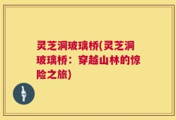 灵芝洞玻璃桥(灵芝洞玻璃桥：穿越山林的惊险之旅)