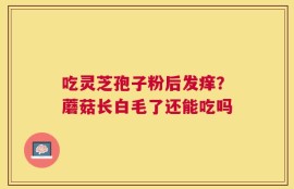 吃灵芝孢子粉后发痒？蘑菇长白毛了还能吃吗