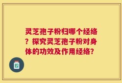 灵芝孢子粉归哪个经络？探究灵芝孢子粉对身体的功效及作用经络？