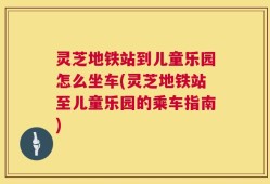 灵芝地铁站到儿童乐园怎么坐车(灵芝地铁站至儿童乐园的乘车指南)