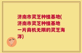 济南市灵芝种植基地(济南市灵芝种植基地 一片商机无限的灵芝海洋)