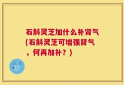 石斛灵芝加什么补肾气(石斛灵芝可增强肾气，何再加补？)