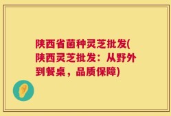 陕西省菌种灵芝批发(陕西灵芝批发：从野外到餐桌，品质保障)