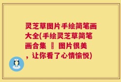 灵芝草图片手绘简笔画大全(手绘灵芝草简笔画合集 – 图片很美，让你看了心情愉悦)