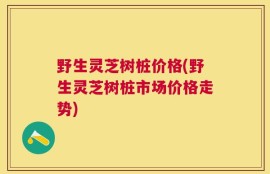 野生灵芝树桩价格(野生灵芝树桩市场价格走势)