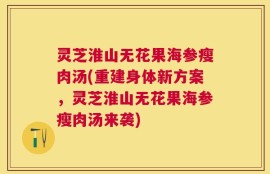 灵芝淮山无花果海参瘦肉汤(重建身体新方案，灵芝淮山无花果海参瘦肉汤来袭)