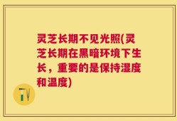 灵芝长期不见光照(灵芝长期在黑暗环境下生长，重要的是保持湿度和温度)