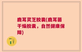 鹿耳灵芝胶囊(鹿耳菌干燥胶囊，自然健康保障)
