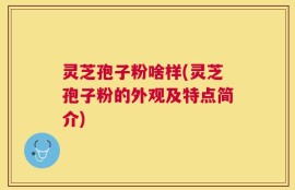 灵芝孢子粉啥样(灵芝孢子粉的外观及特点简介)