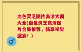 血色灵芝图片高清大图大全(血色灵芝高清图片合集推荐，畅享视觉盛宴！)