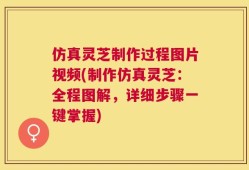 仿真灵芝制作过程图片视频(制作仿真灵芝：全程图解，详细步骤一键掌握)