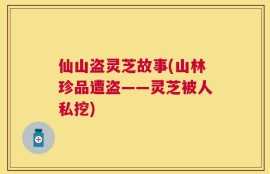 仙山盗灵芝故事(山林珍品遭盗——灵芝被人私挖)