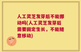 人工灵芝发芽后不能挪动吗(人工灵芝发芽后需要固定生长，不能随意移动)