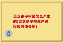 灵芝孢子粉是怎么产出的(灵芝孢子粉生产过程及方法介绍)