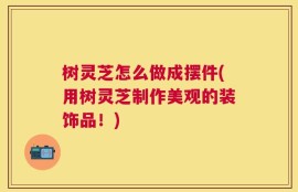 树灵芝怎么做成摆件(用树灵芝制作美观的装饰品！)