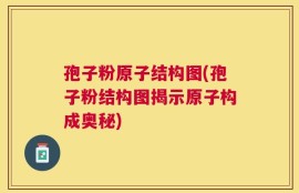 孢子粉原子结构图(孢子粉结构图揭示原子构成奥秘)