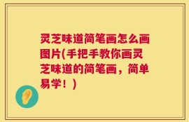 灵芝味道简笔画怎么画图片(手把手教你画灵芝味道的简笔画，简单易学！)