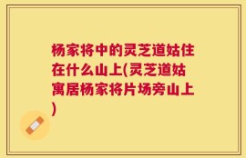 杨家将中的灵芝道姑住在什么山上(灵芝道姑寓居杨家将片场旁山上)
