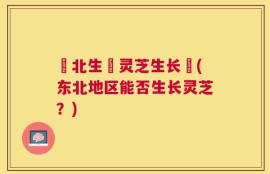 東北生長灵芝生长嗎(东北地区能否生长灵芝？)