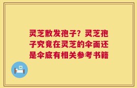 灵芝散发孢子？灵芝孢子究竟在灵芝的伞面还是伞底有相关参考书籍