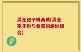 灵芝孢子粉桑黄(灵芝孢子粉与桑黄的绝妙组合)