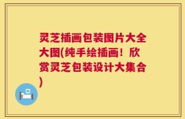 灵芝插画包装图片大全大图(纯手绘插画！欣赏灵芝包装设计大集合)