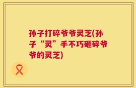 孙子打碎爷爷灵芝(孙子“灵”手不巧砸碎爷爷的灵芝)