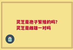 灵芝是孢子繁殖的吗？灵芝是雌雄一对吗