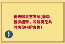 春天喝灵芝石斛(春季抵御疲劳，石斛灵芝共同为你呵护身体)