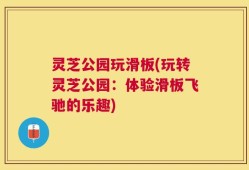 灵芝公园玩滑板(玩转灵芝公园：体验滑板飞驰的乐趣)