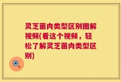 灵芝菌肉类型区别图解视频(看这个视频，轻松了解灵芝菌肉类型区别)