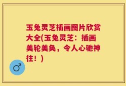 玉兔灵芝插画图片欣赏大全(玉兔灵芝：插画美轮美奂，令人心驰神往！)