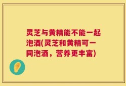 灵芝与黄精能不能一起泡酒(灵芝和黄精可一同泡酒，营养更丰富)