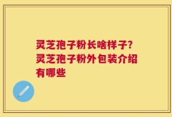 灵芝孢子粉长啥样子？灵芝孢子粉外包装介绍有哪些