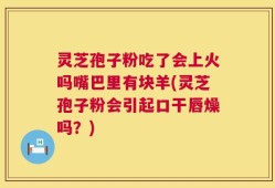 灵芝孢子粉吃了会上火吗嘴巴里有块羊(灵芝孢子粉会引起口干唇燥吗？)