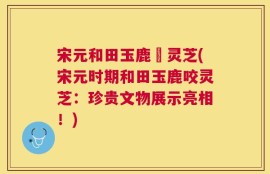 宋元和田玉鹿衘灵芝(宋元时期和田玉鹿咬灵芝：珍贵文物展示亮相！)