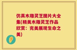 仿真木雕灵芝图片大全集(精美木雕灵芝作品欣赏：完美展现生命之美)