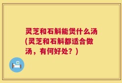灵芝和石斛能煲什么汤(灵芝和石斛都适合做汤，有何好处？)