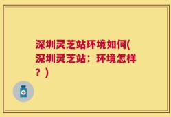 深圳灵芝站环境如何(深圳灵芝站：环境怎样？)