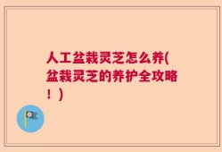 人工盆栽灵芝怎么养(盆栽灵芝的养护全攻略！)