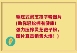 碾压式灵芝孢子粉图片(助你轻松拥有健康！强力压榨灵芝孢子粉，图片直击销售火爆！)