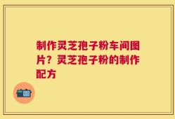 制作灵芝孢子粉车间图片？灵芝孢子粉的制作配方