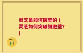 灵芝是如何破壁的 (灵芝如何突破细胞壁？)