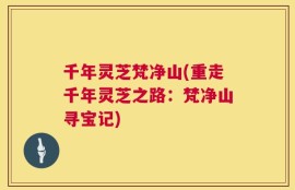 千年灵芝梵净山(重走千年灵芝之路：梵净山寻宝记)