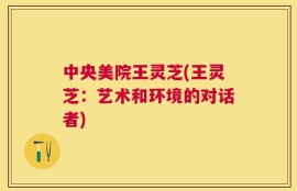 中央美院王灵芝(王灵芝：艺术和环境的对话者)